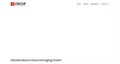 Desktop Screenshot of lifecellskin.us