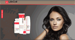 Desktop Screenshot of lifecellskin.com.au